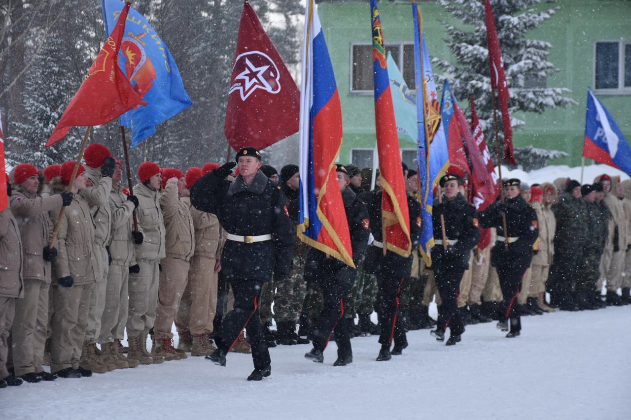 XII зимняя военно-спортивная игра юнармейцев Кемеровской области «ВО СЛАВУ  ОТЕЧЕСТВА» - 22 Марта 2021 - МОУ ДО 